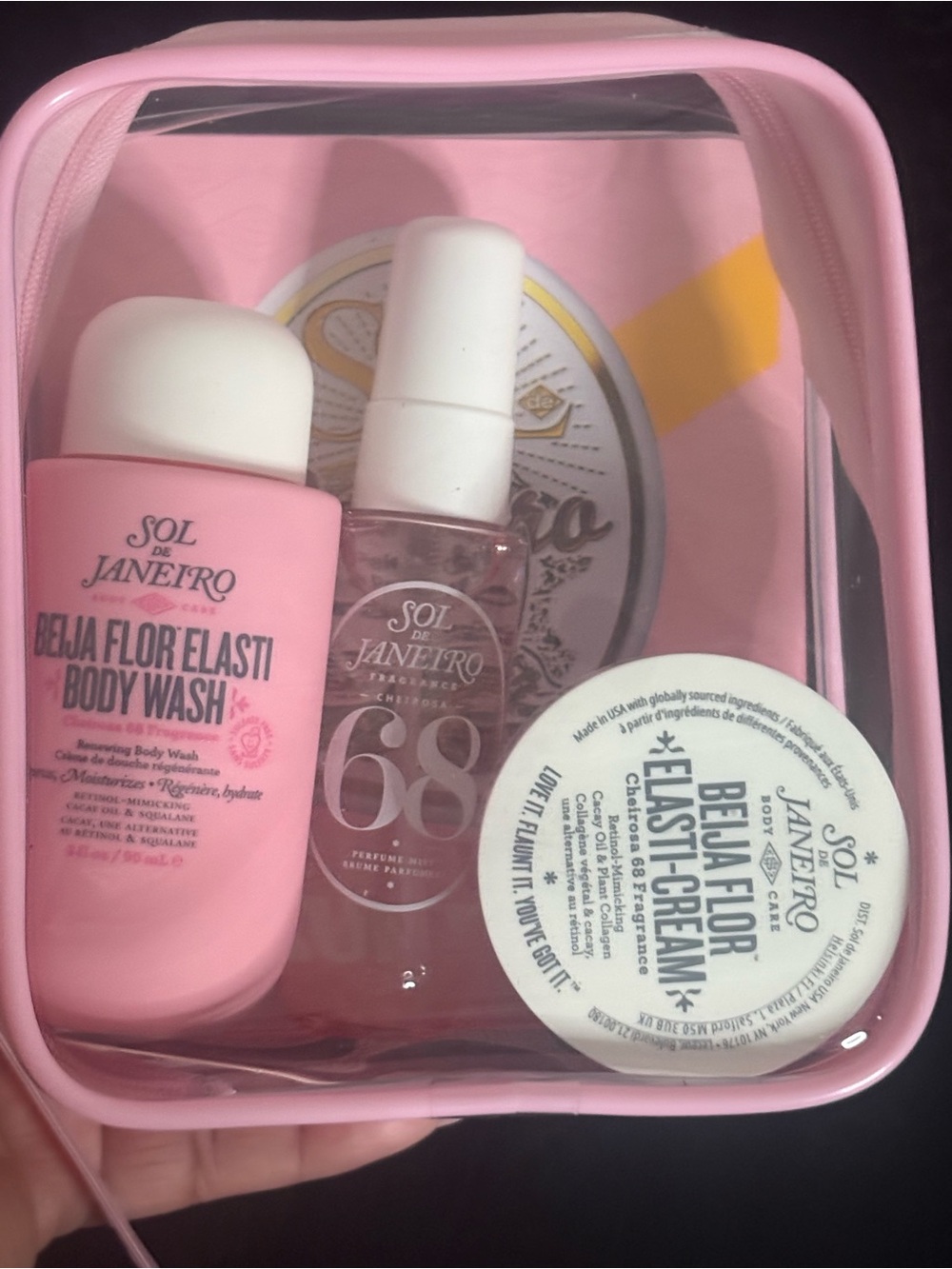 Sol de Janeiro Pink Belja Flor Elasti Body Wash & Cream Gift Set